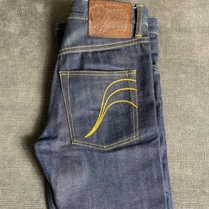 Imperial Raw Indigo Slim Tapered Denim 30x38